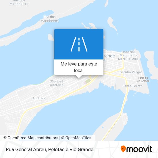 Rua General Abreu mapa