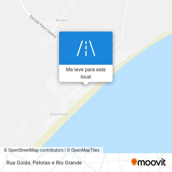 Rua Goiás mapa