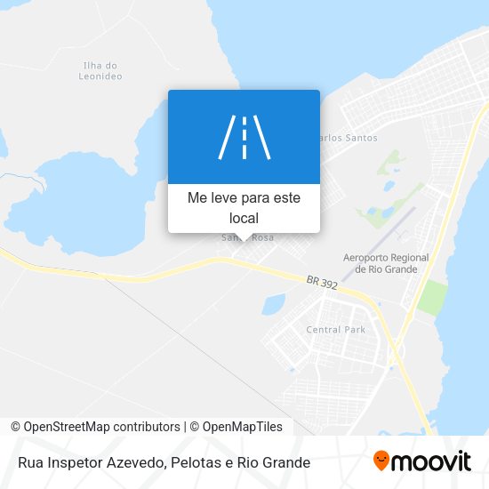 Rua Inspetor Azevedo mapa