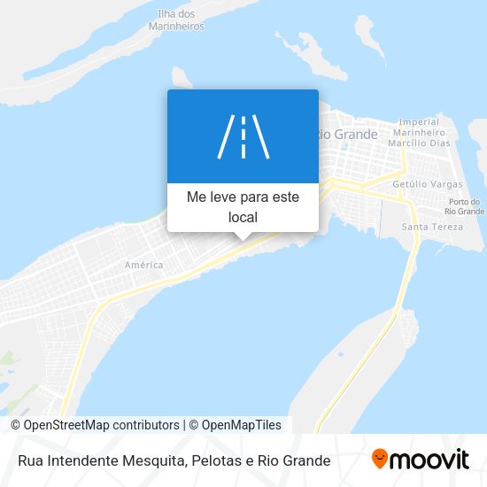 Rua Intendente Mesquita mapa