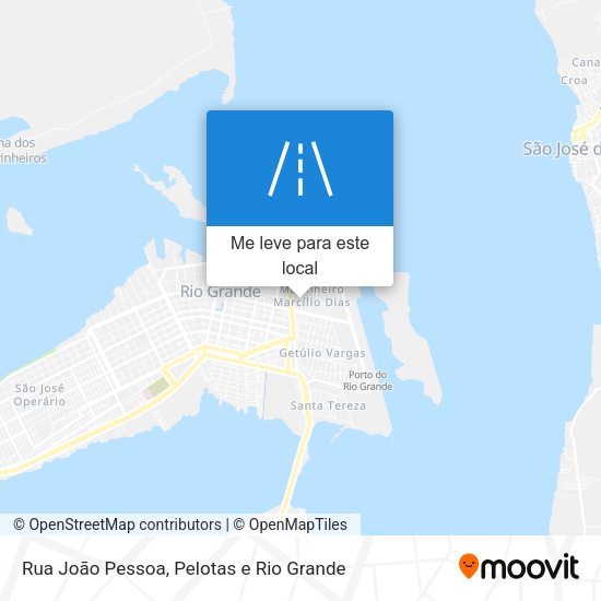 Rua João Pessoa mapa