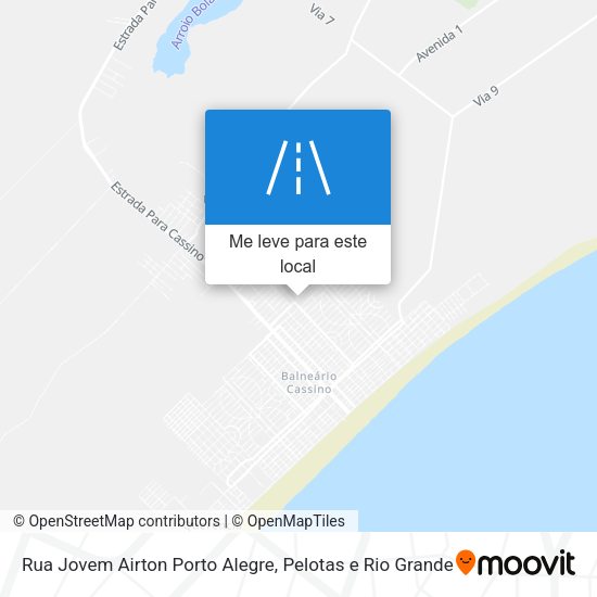 Rua Jovem Airton Porto Alegre mapa