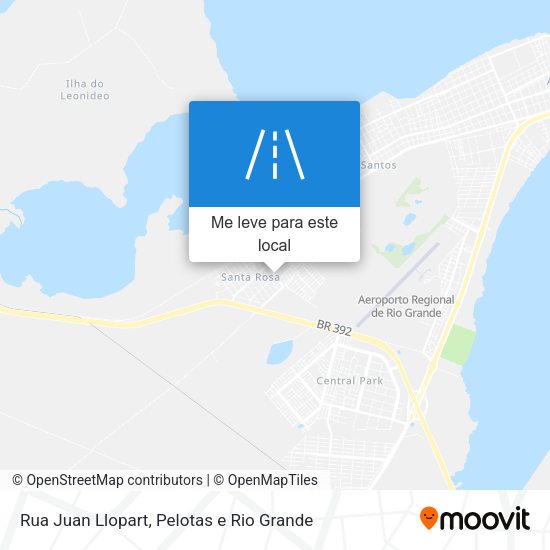 Rua Juan Llopart mapa