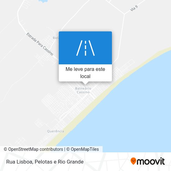 Rua Lisboa mapa