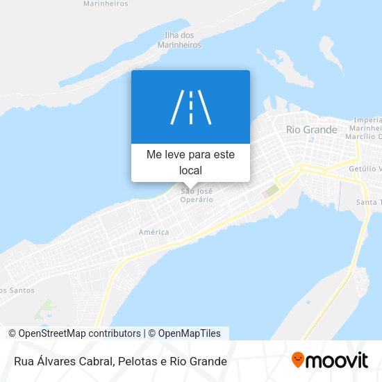 Rua Álvares Cabral mapa