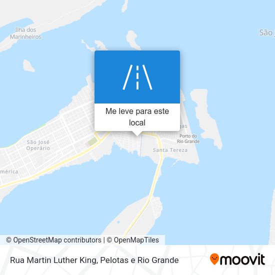 Rua Martin Luther King mapa