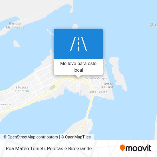 Rua Mateo Tonieti mapa