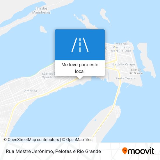 Rua Mestre Jerônimo mapa