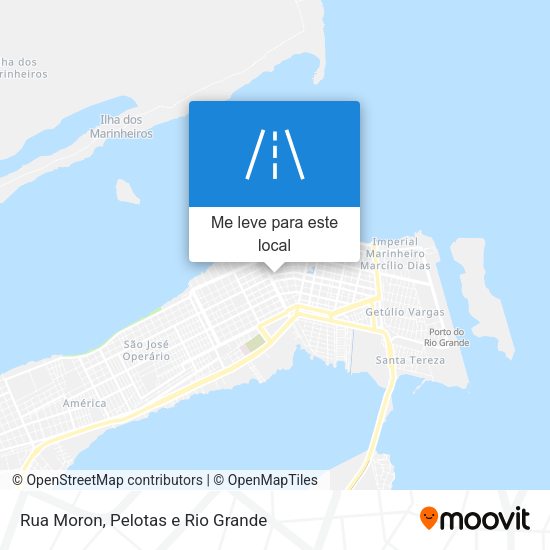 Rua Moron mapa