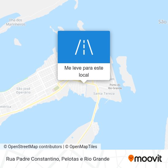 Rua Padre Constantino mapa