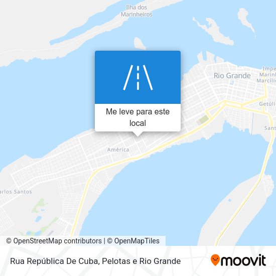 Rua República De Cuba mapa