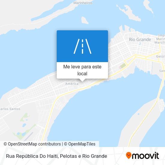 Rua República Do Haiti mapa