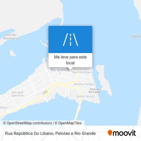 Rua República Do Líbano mapa