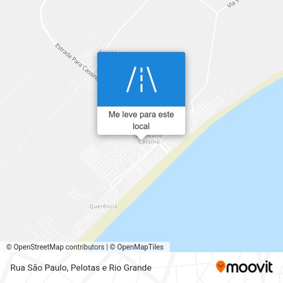 Rua São Paulo mapa
