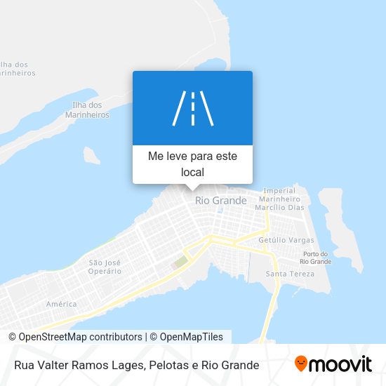 Rua Valter Ramos Lages mapa