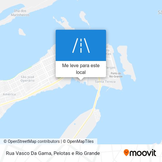 Rua Vasco Da Gama mapa