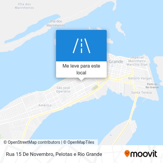 Rua 15 De Novembro mapa