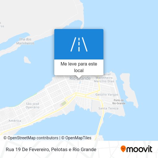 Rua 19 De Fevereiro mapa