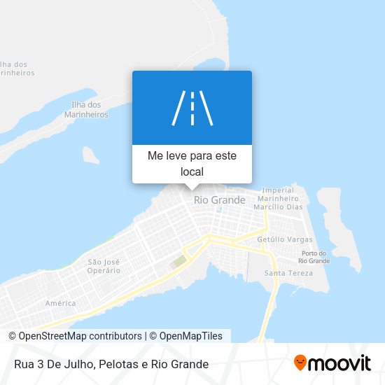 Rua 3 De Julho mapa