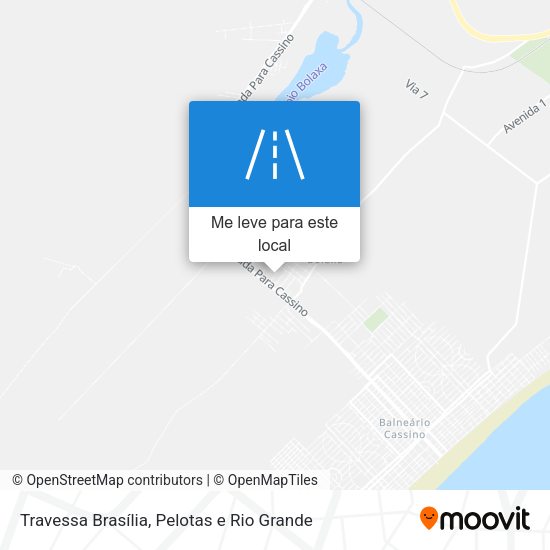Travessa Brasília mapa