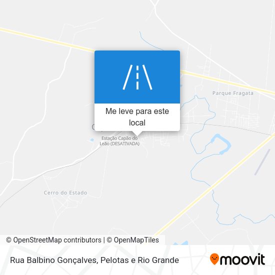 Rua Balbino Gonçalves mapa