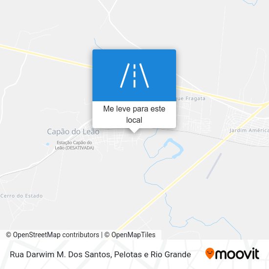 Rua Darwim M. Dos Santos mapa