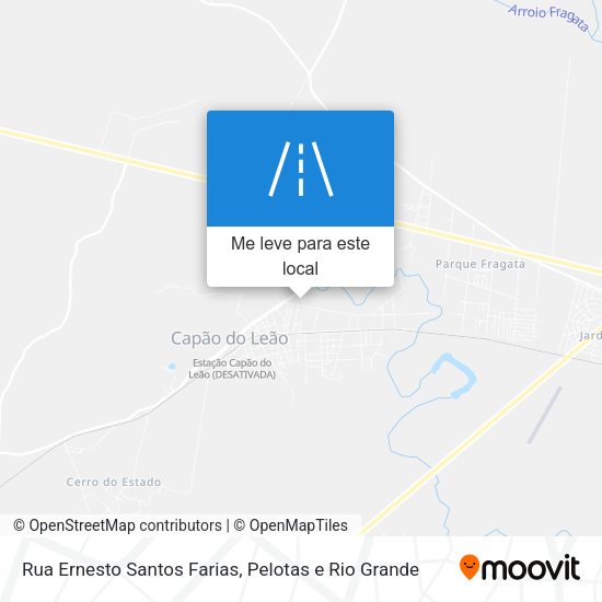 Rua Ernesto Santos Farias mapa