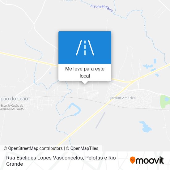 Rua Euclides Lopes Vasconcelos mapa