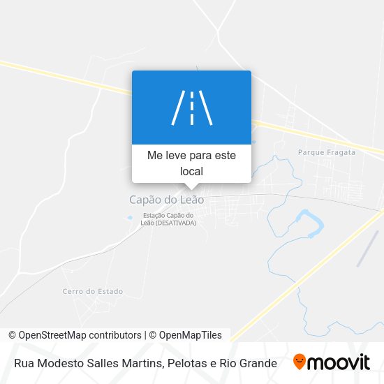Rua Modesto Salles Martins mapa