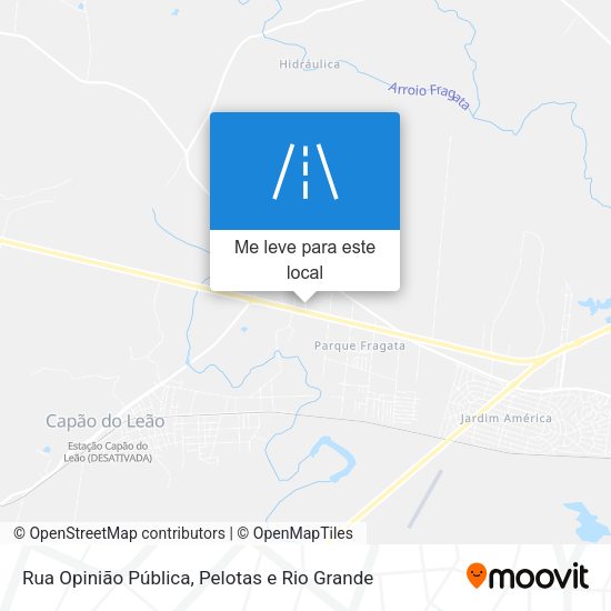 Rua Opinião Pública mapa