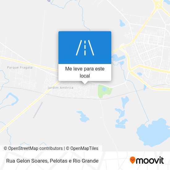 Rua Gelon Soares mapa