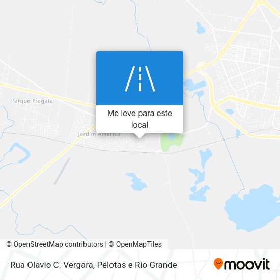 Rua Olavio C. Vergara mapa