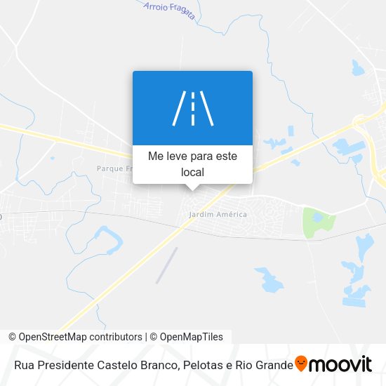 Rua Presidente Castelo Branco mapa