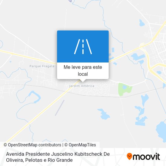 Avenida Presidente Juscelino Kubitscheck De Oliveira mapa
