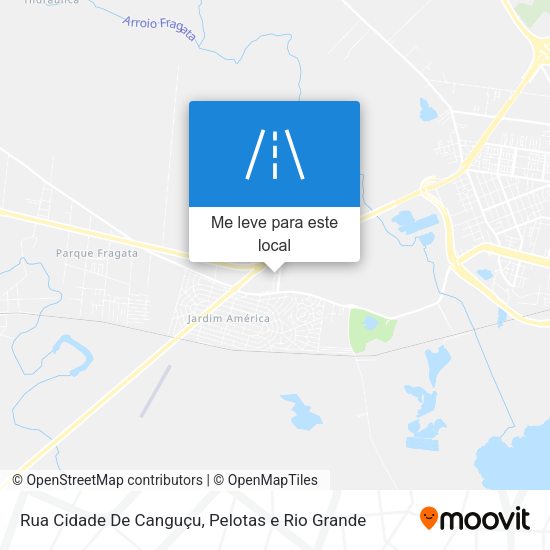 Rua Cidade De Canguçu mapa