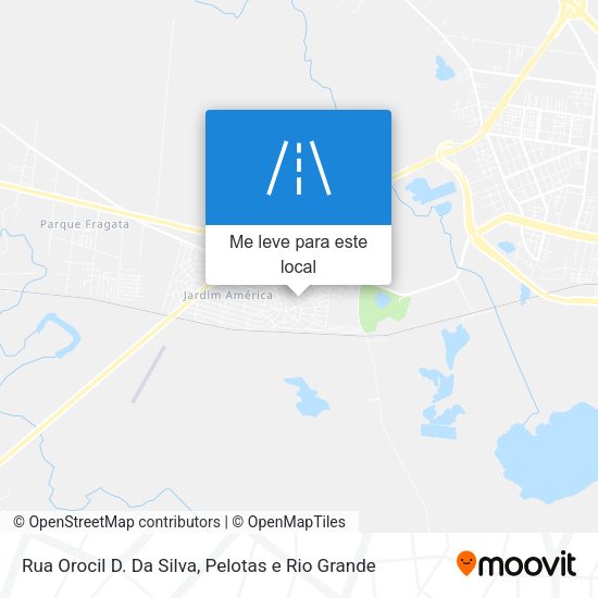 Rua Orocil D. Da Silva mapa