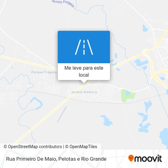 Rua Primeiro De Maio mapa