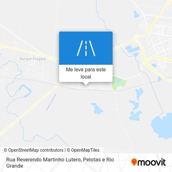 Rua Reverendo Martinho Lutero mapa