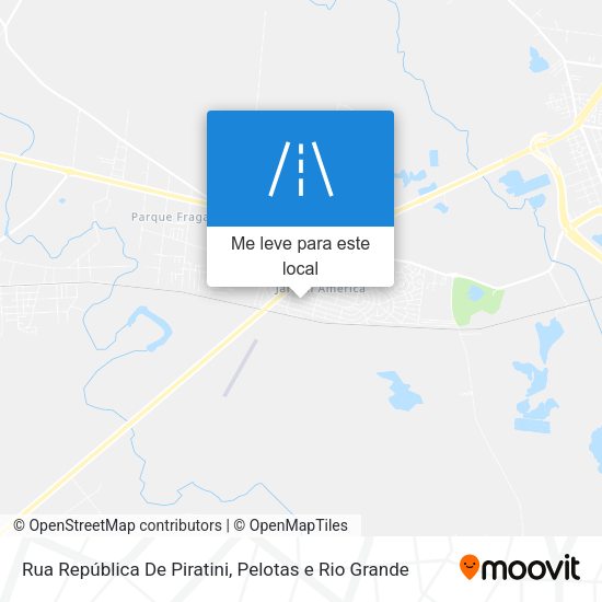 Rua República De Piratini mapa