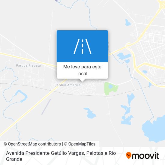 Avenida Presidente Getúlio Vargas mapa