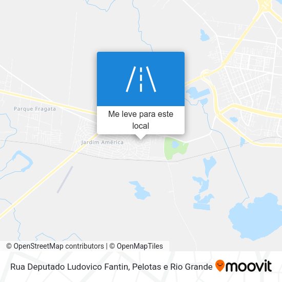 Rua Deputado Ludovico Fantin mapa