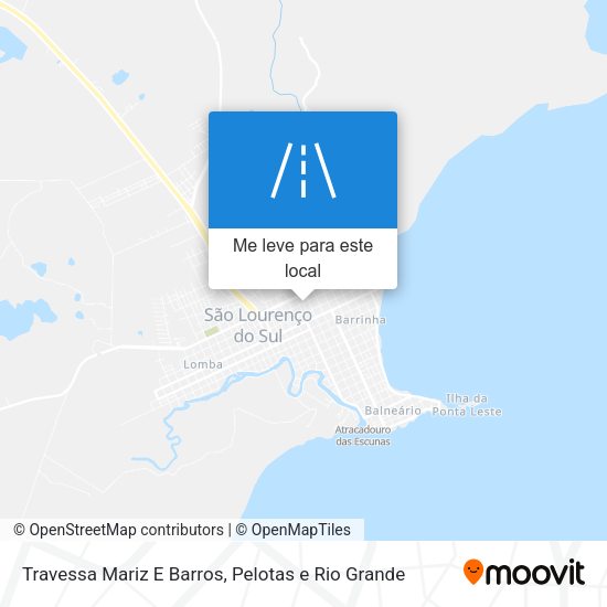 Travessa Mariz E Barros mapa