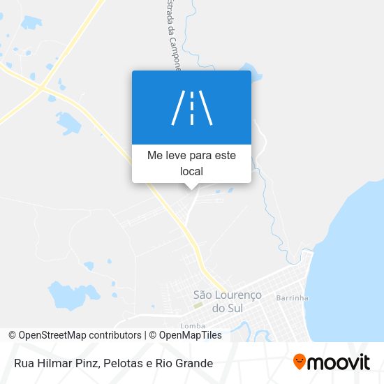 Rua Hilmar Pinz mapa
