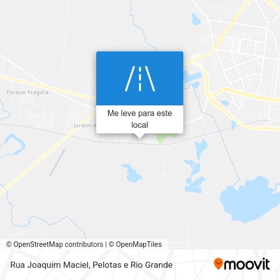 Rua Joaquim Maciel mapa