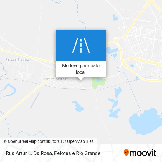 Rua Artur L. Da Rosa mapa