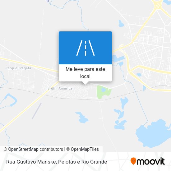 Rua Gustavo Manske mapa