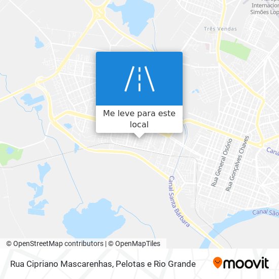 Rua Cipriano Mascarenhas mapa