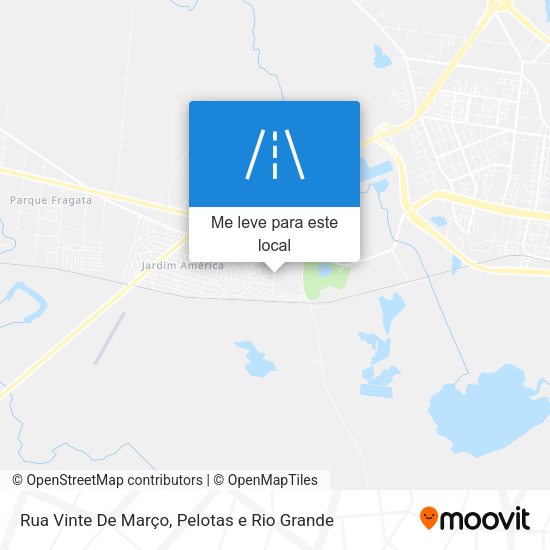 Rua Vinte De Março mapa