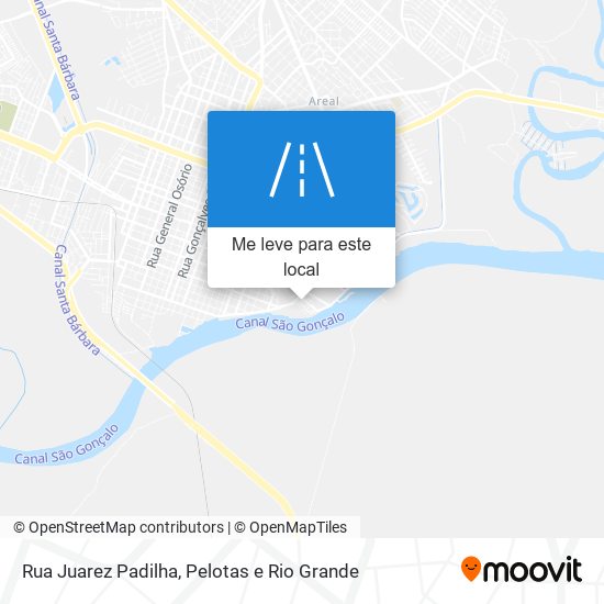Rua Juarez Padilha mapa