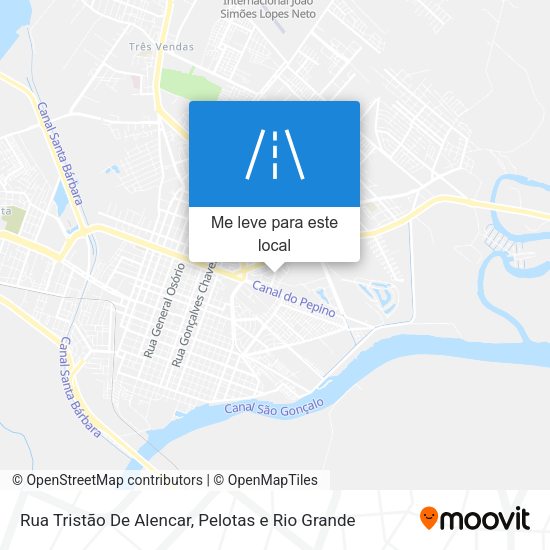 Rua Tristão De Alencar mapa